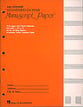 GUITAR MANUSCRIPT PAPER STANDARD